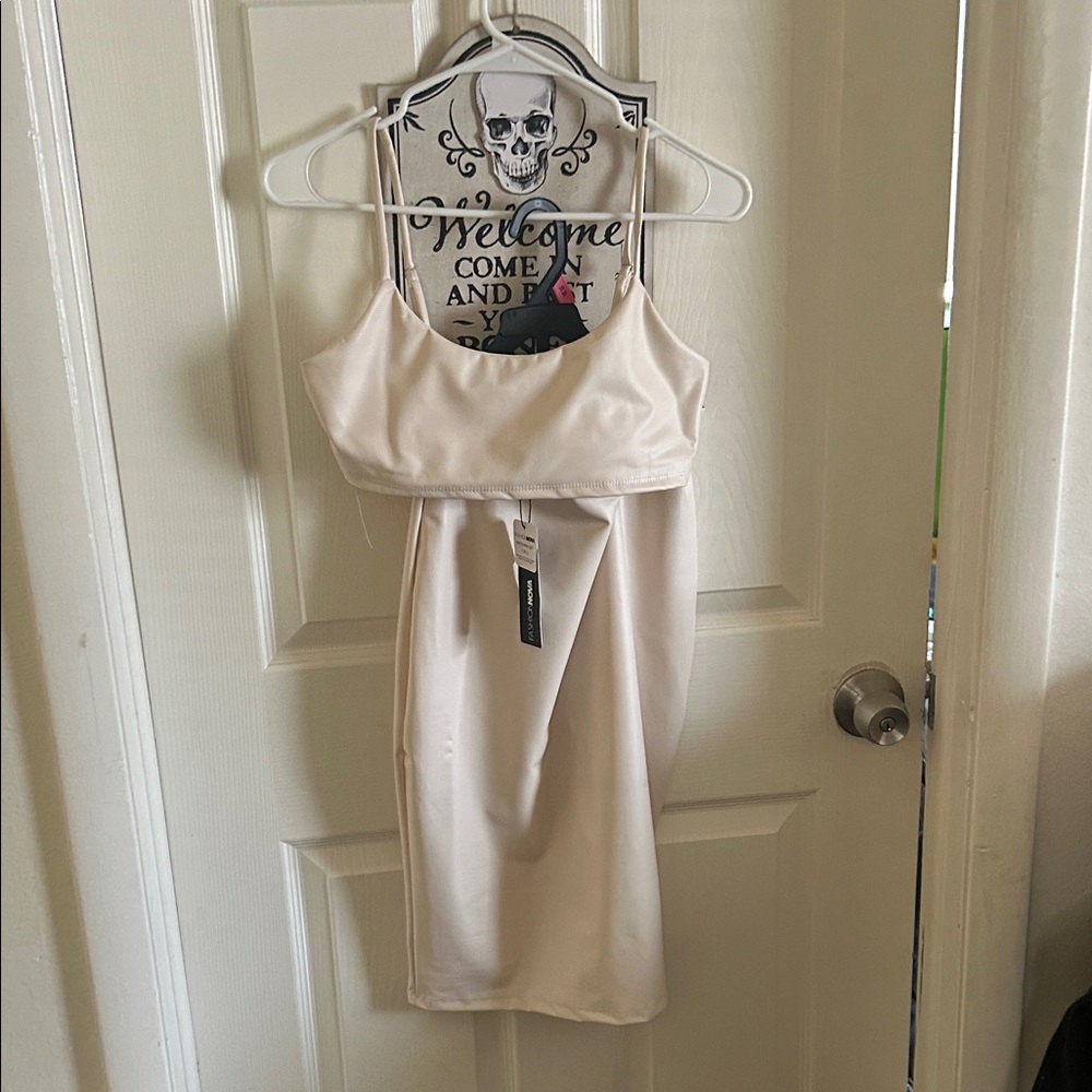 Women’s Cream Two-Piece Dress Set